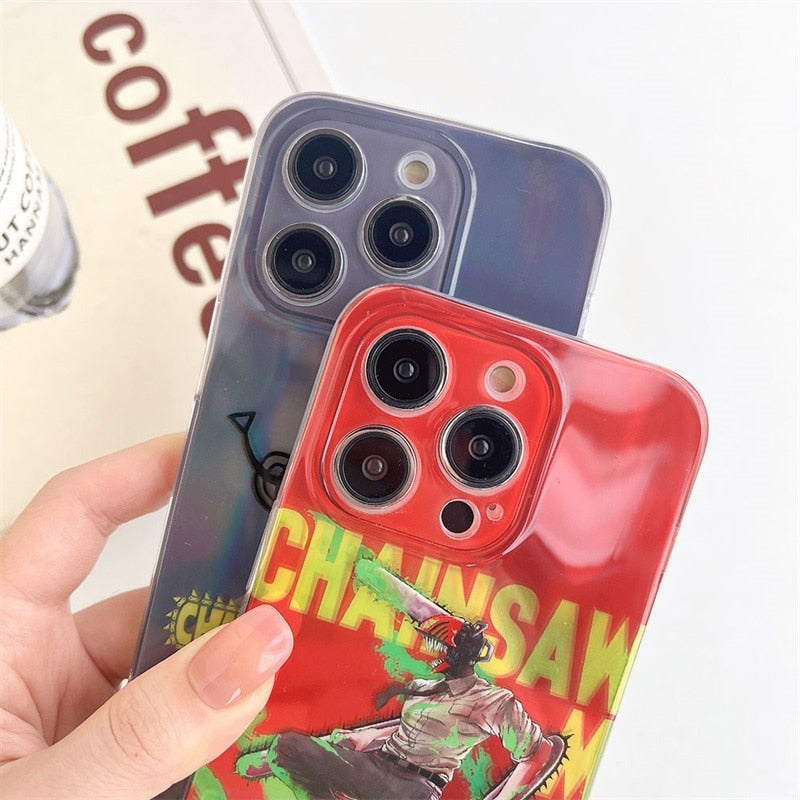 Chainsaw Man Phone Case For IPhone – kitsune Chainsaw Man Phone Case For IPhone – kitsune