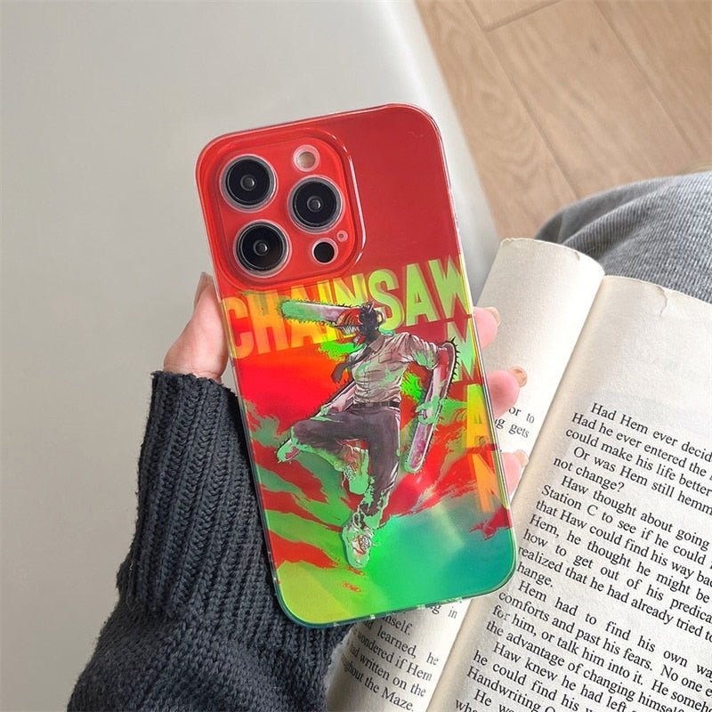 Chainsaw Man Phone Case For IPhone – kitsune